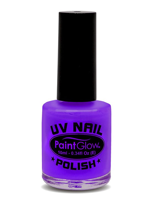 Smalto UV Polish viola di Smiffys - tuttocostumi.it