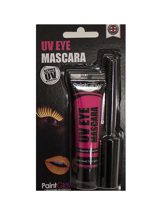 Mascara UV Eye rosa di Smiffys - tuttocostumi.it