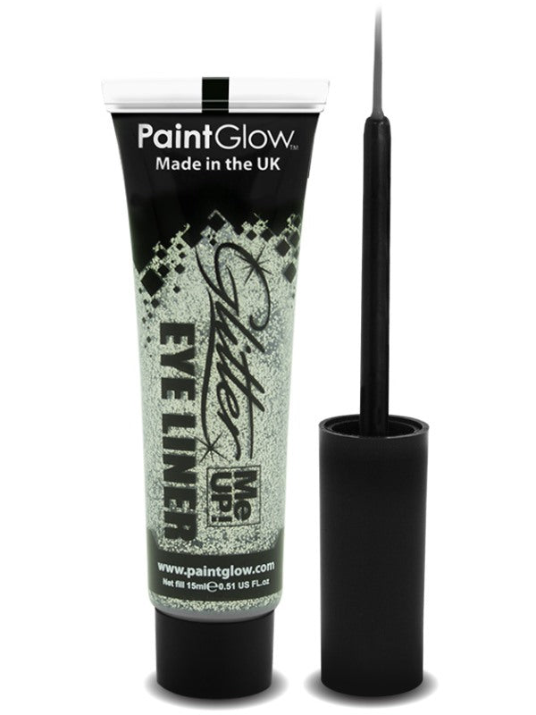Eyeliner GLITTER ARGENTO di Smiffys - tuttocostumi.it