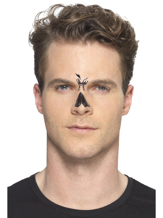 Temporary Tattoo SKULL FACE di Smiffys - tuttocostumi.it