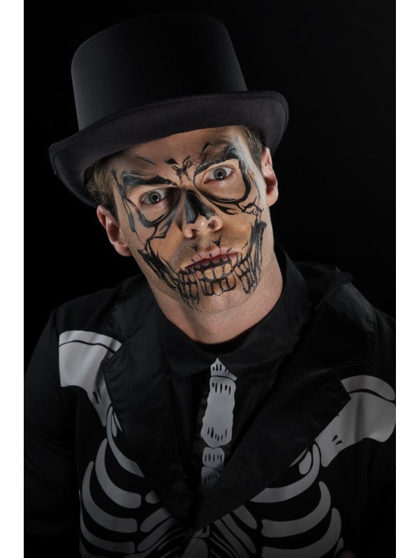 Temporary Tattoo SKULL FACE di Smiffys - tuttocostumi.it