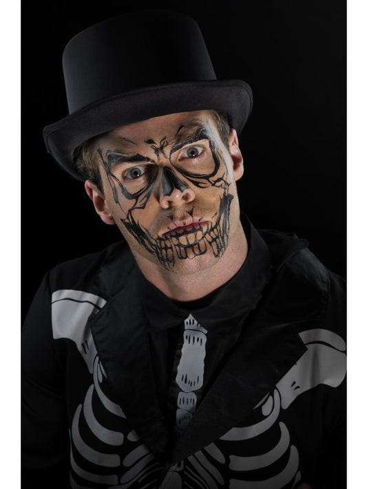 Temporary Tattoo SKULL FACE di Smiffys - tuttocostumi.it