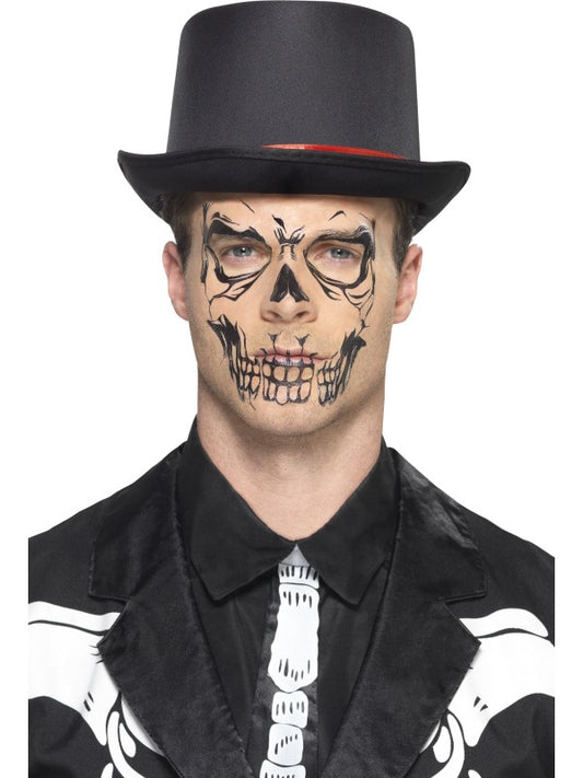 Temporary Tattoo SKULL FACE di Smiffys - tuttocostumi.it