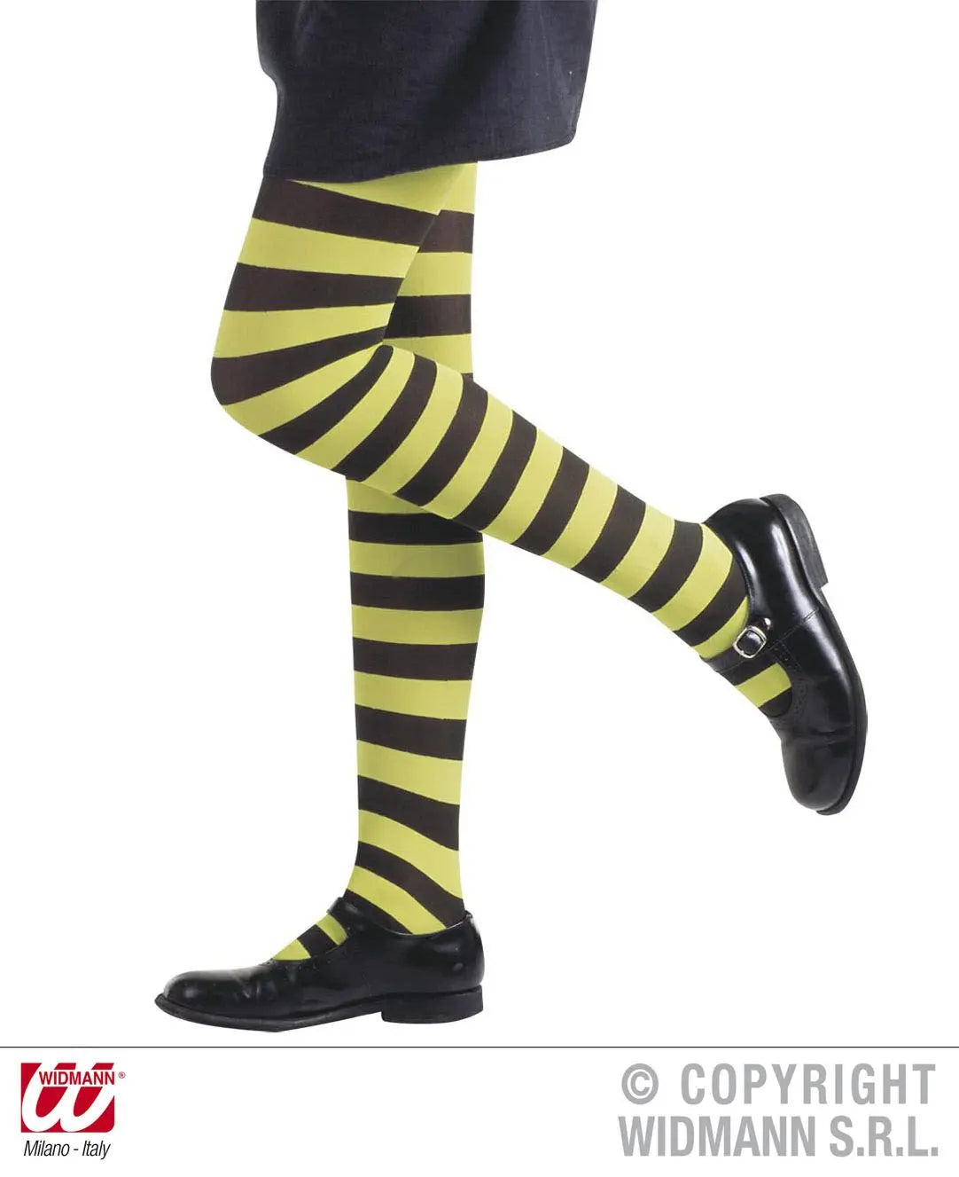 Collant FLUORESCENTI RIGATI bambine - tuttocostumi.it