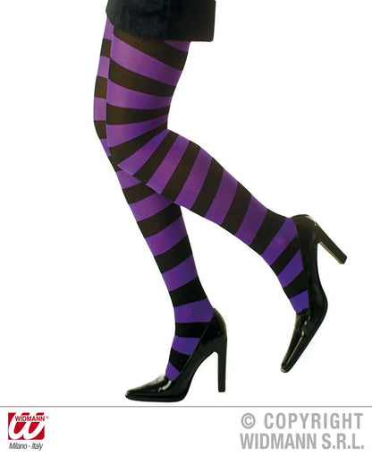 Collant FLUORESCENTI RIGATI - tuttocostumi.it