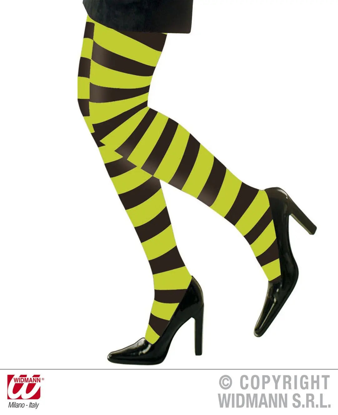 Collant FLUORESCENTI RIGATI - tuttocostumi.it