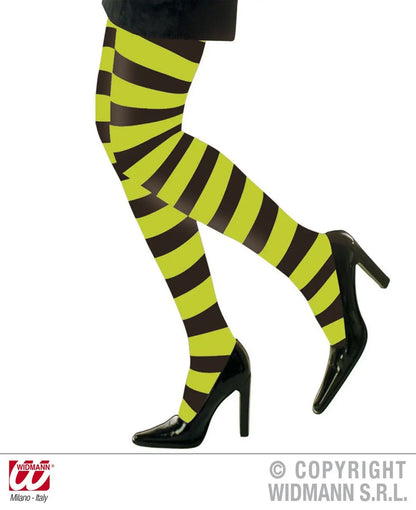 Collant FLUORESCENTI RIGATI - tuttocostumi.it