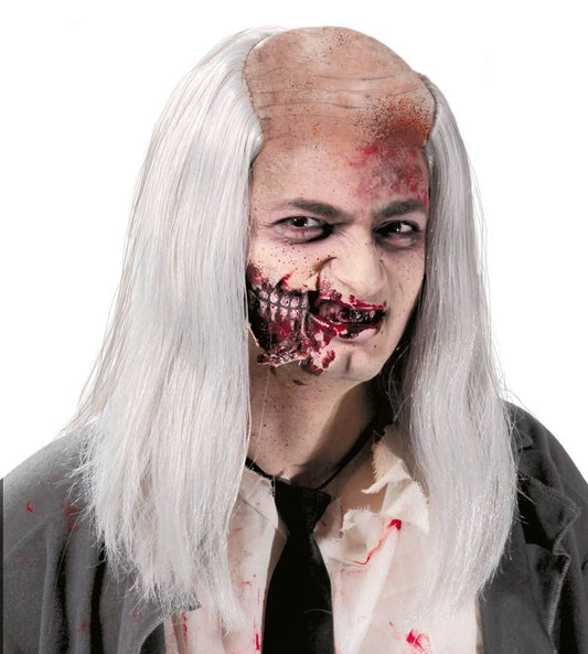 Parrucca ZOMBIE calvo con capelli lunghi di Guirca - tuttocostumi.it