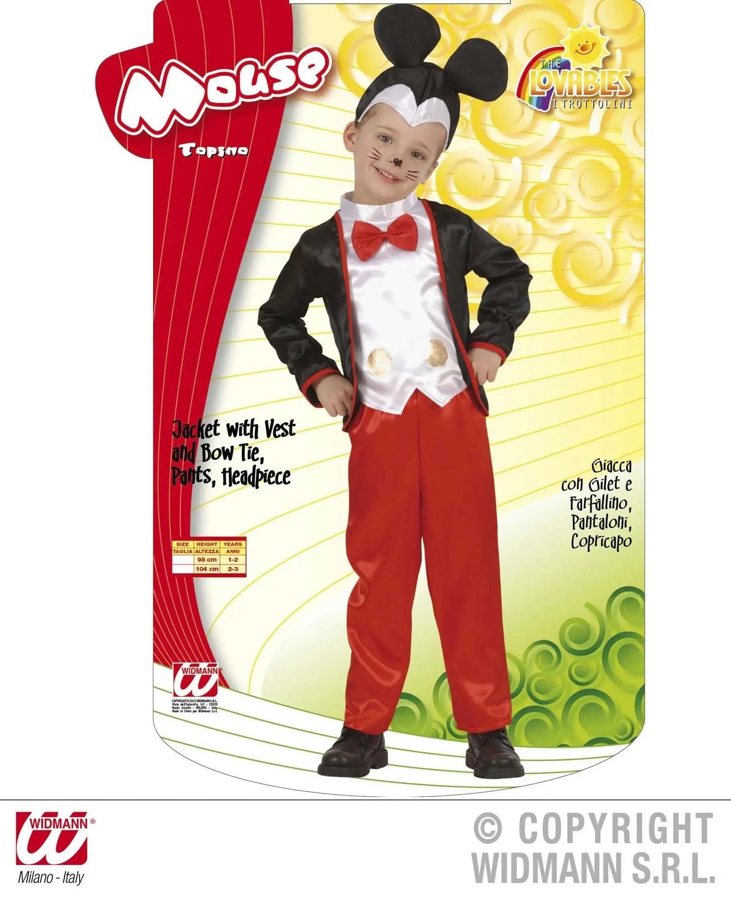 Costume TOPINO - tuttocostumi.it