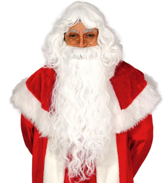 Parrucca BABBO NATALE con barba extra - tuttocostumi.it