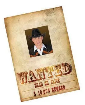 Poster WANTED - tuttocostumi.it