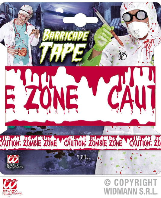 Nastro CAUTION: ZOMBIE ZONE - tuttocostumi.it