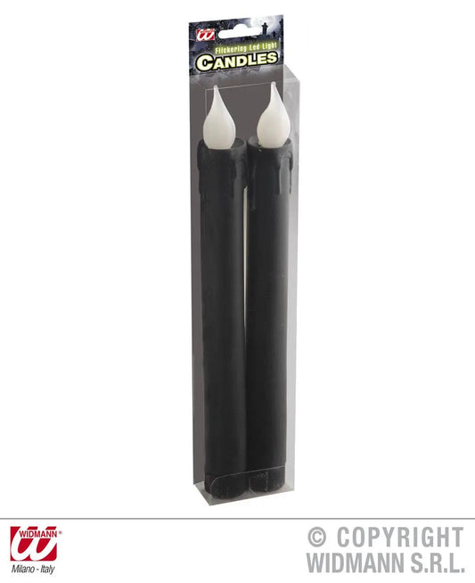 Candele luminose nere - tuttocostumi.it