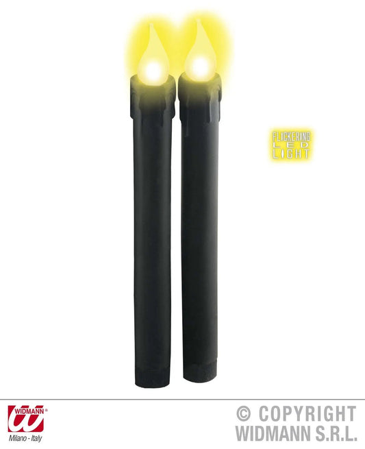 Candele luminose nere - tuttocostumi.it
