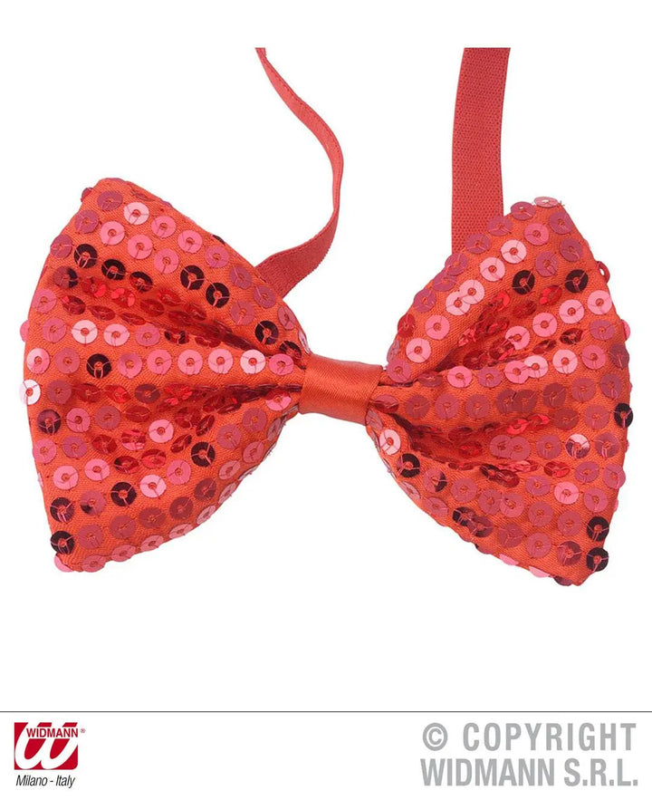 Farfallino in PAILLETTES rosso - tuttocostumi.it