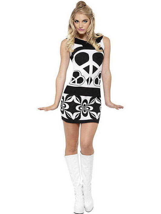 Costume RAGAZZA PEACE AND LOVE di Smiffys - tuttocostumi.it