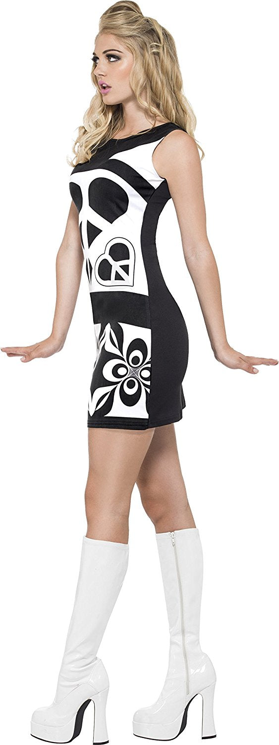Costume RAGAZZA PEACE AND LOVE di Smiffys - tuttocostumi.it