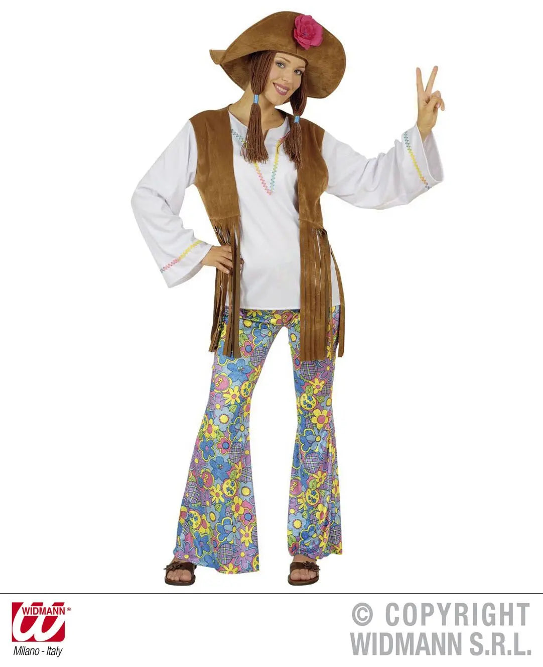 Costume DONNA HIPPIE WOODSTOCK - tuttocostumi.it