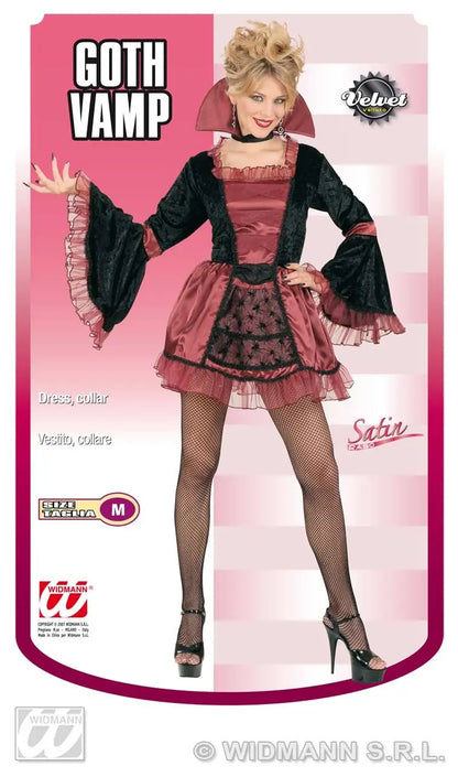 Costume Goth vamp di Widmann - tuttocostumi.it