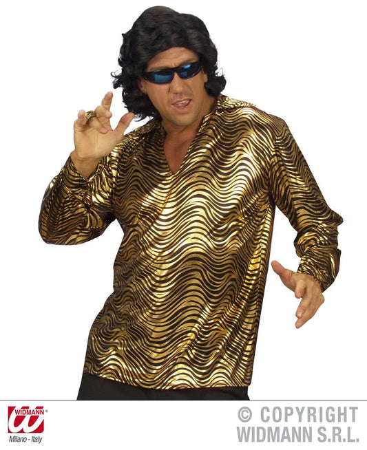 Camicia DISCO FEVER lamè - tuttocostumi.it