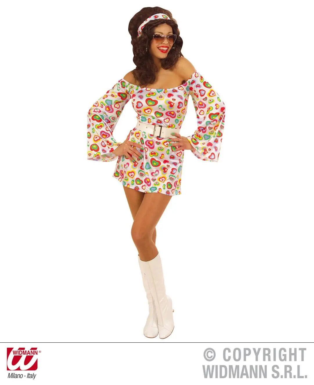 Costume 70s CUTIE mille cuori - tuttocostumi.it