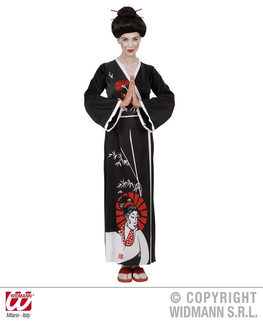 Costume GEISHA nero - tuttocostumi.it