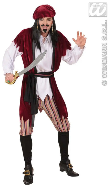 Costume pirata dei caraibi (lusso) di Widmann - tuttocostumi.it