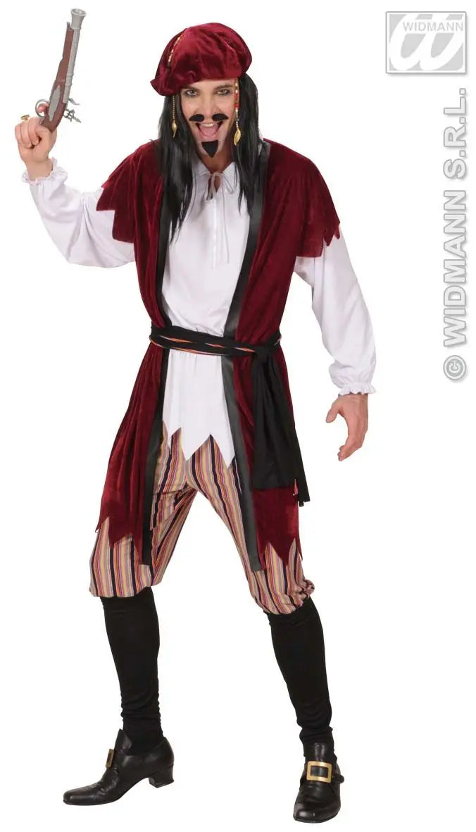 Costume pirata dei caraibi (lusso) di Widmann - tuttocostumi.it