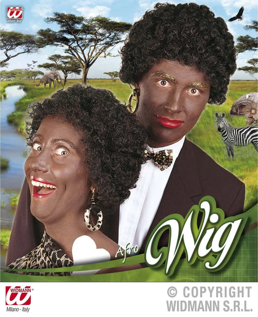 Parrucca AFRO corta - tuttocostumi.it