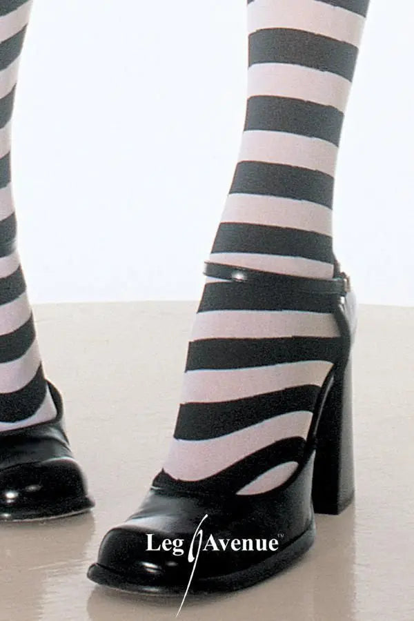 Calze a righe orizzontali bicolore di Leg Avenue - tuttocostumi.it