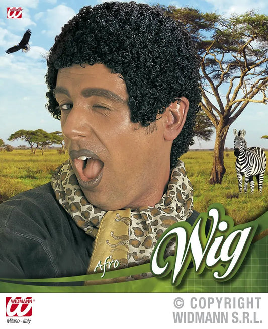 Parrucca AFRO EFFETTO BAGNATO - tuttocostumi.it