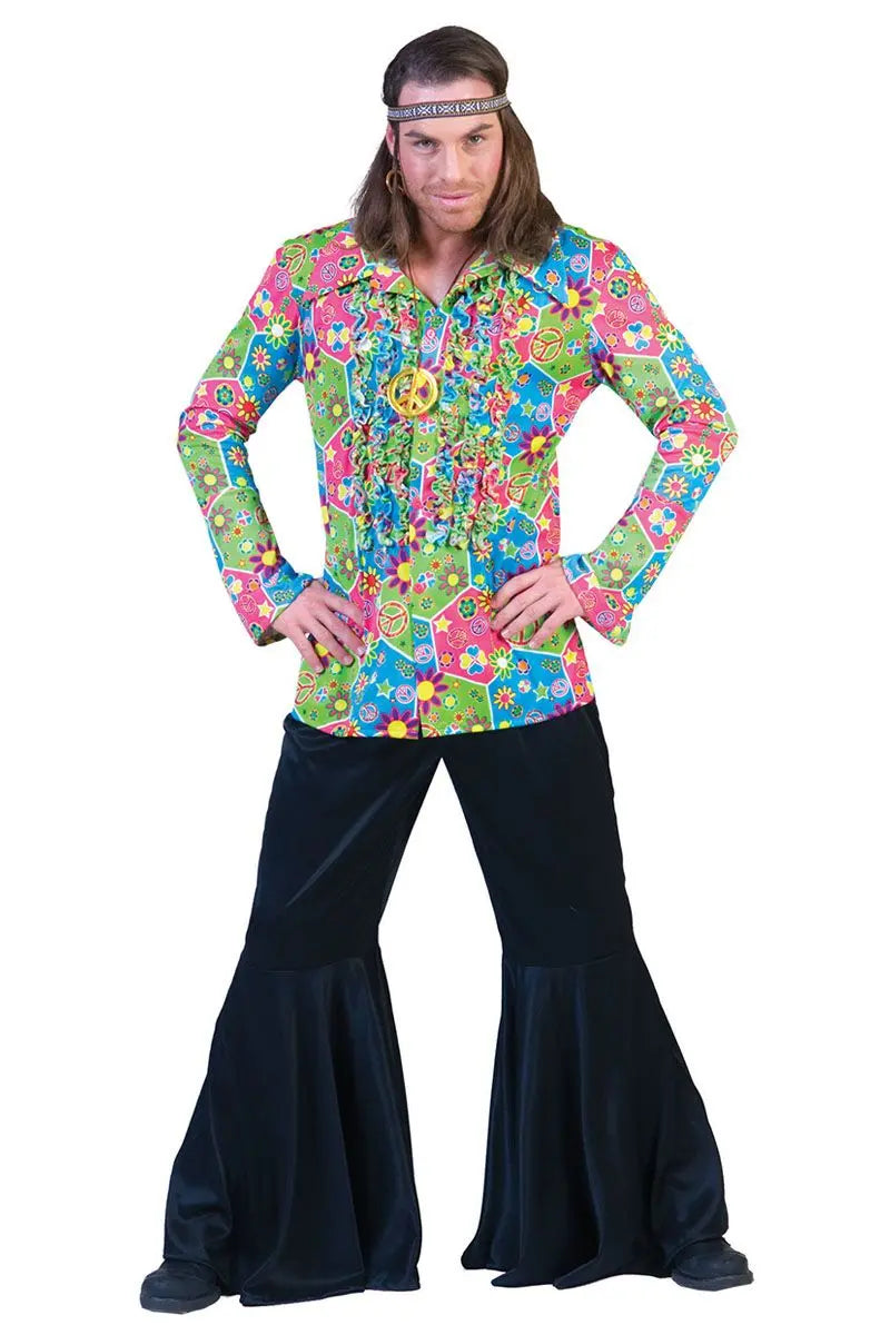 Camicia HIPPIE uomo - tuttocostumi.it