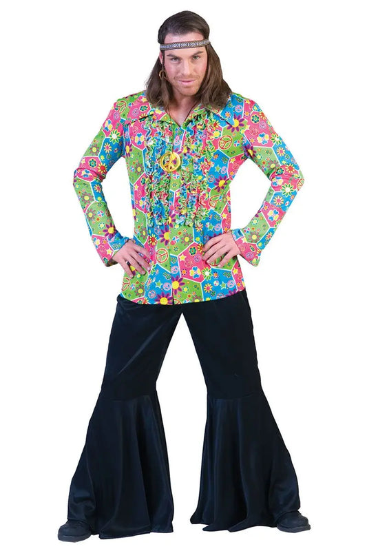Camicia HIPPIE uomo - tuttocostumi.it