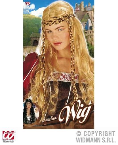 Parrucca MONALISA con treccine - tuttocostumi.it