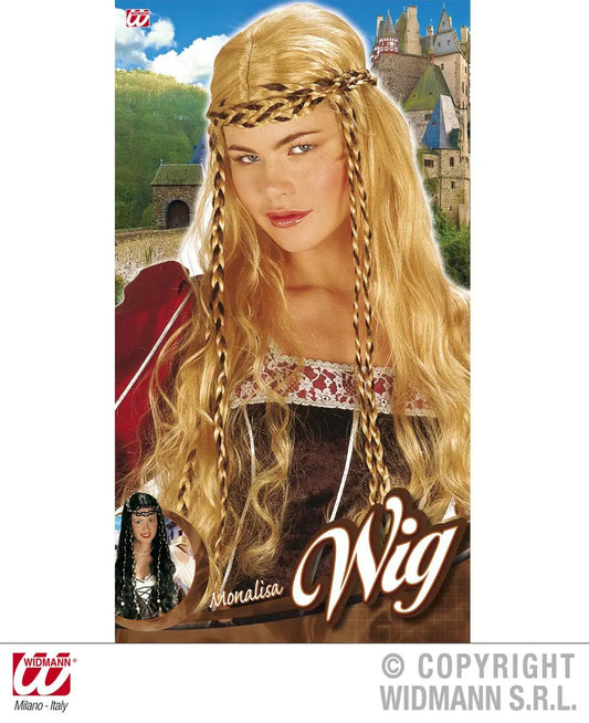 Parrucca MONALISA con treccine - tuttocostumi.it