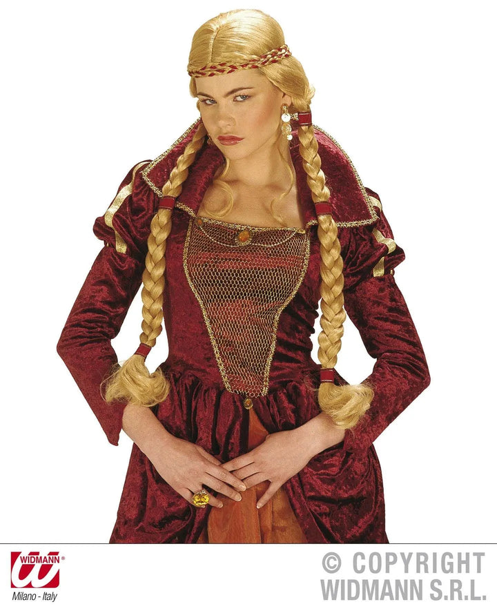 Parrucca GIULIETTA con trecce - tuttocostumi.it