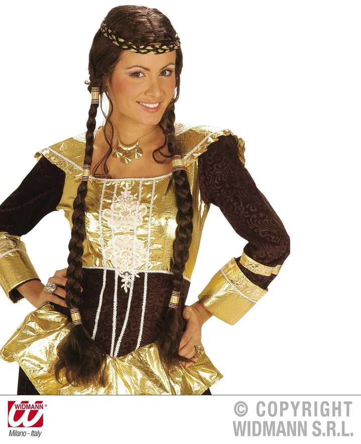 Parrucca GIULIETTA con trecce - tuttocostumi.it