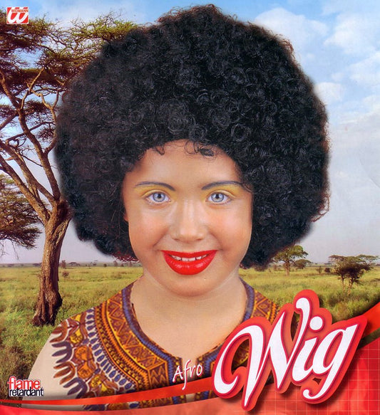 PARRUCCA AFRO bambini di Widmann - tuttocostumi.it