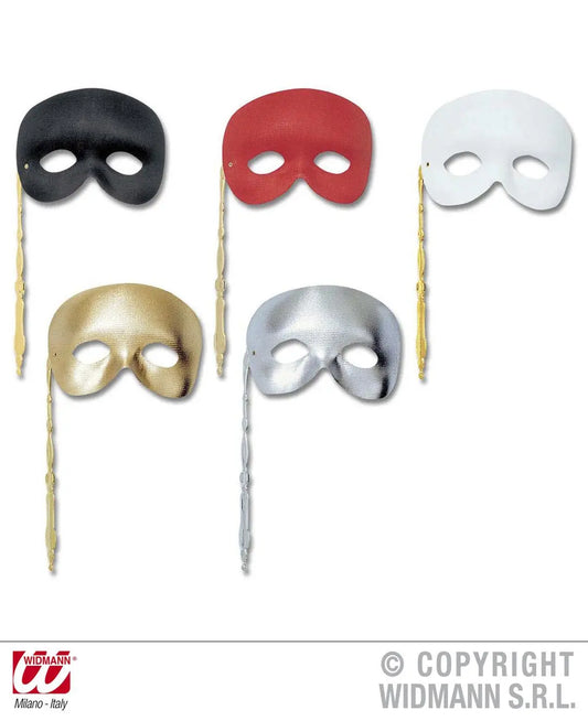 Mascherina DOMINO PHANTOM con bastoncino - tuttocostumi.it