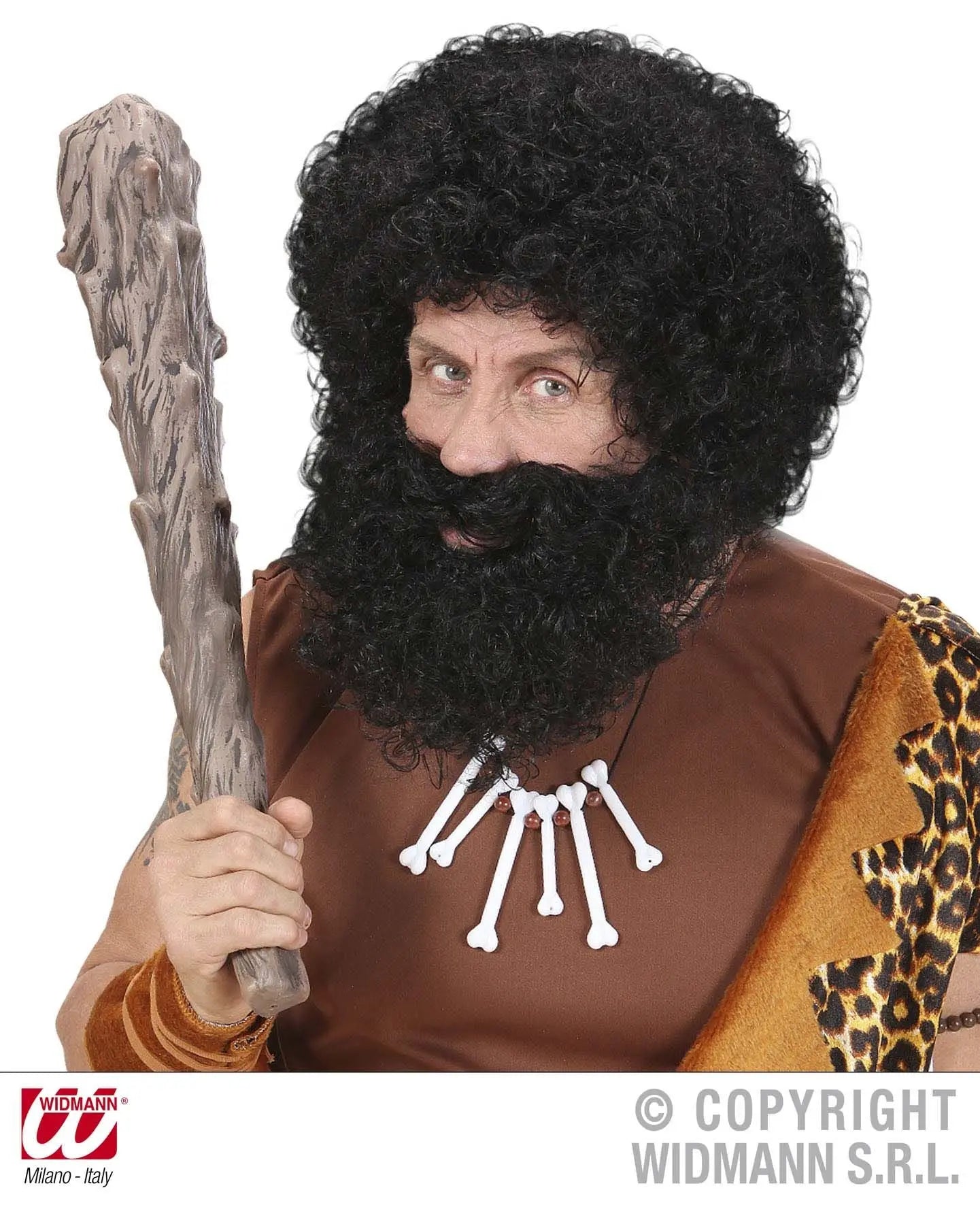 Parrucca e barba KNECHT RUPRECHT mora - tuttocostumi.it