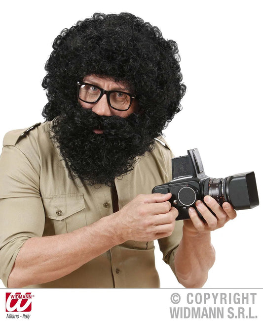 Parrucca e barba KNECHT RUPRECHT mora - tuttocostumi.it