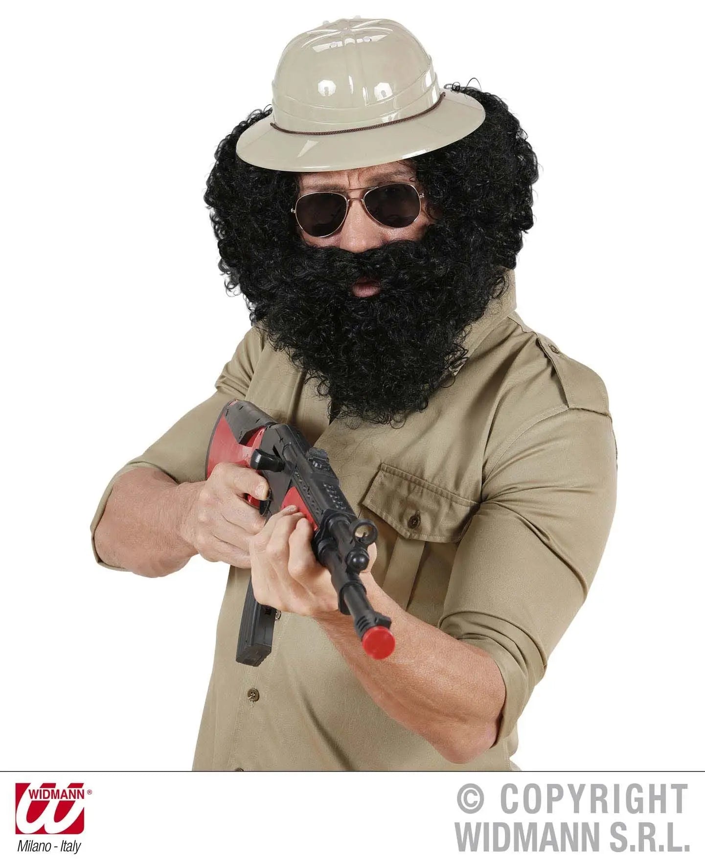 Parrucca e barba KNECHT RUPRECHT mora - tuttocostumi.it