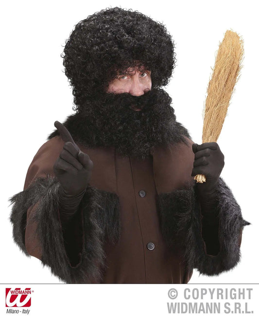 Parrucca e barba KNECHT RUPRECHT mora - tuttocostumi.it