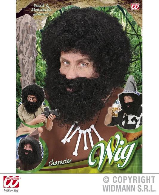 Parrucca e barba KNECHT RUPRECHT mora - tuttocostumi.it