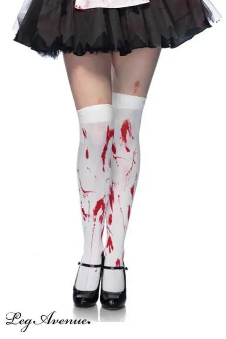 Calze parigine insanguinate ZOMBIE - tuttocostumi.it