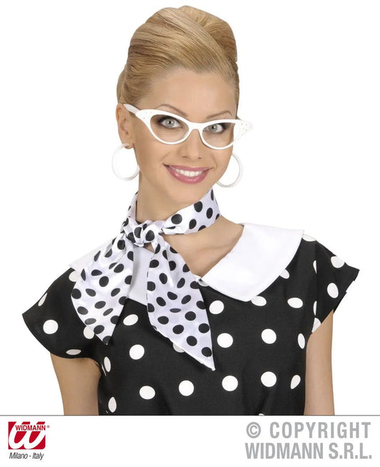 Occhiali anni 50-60 con strass - tuttocostumi.it