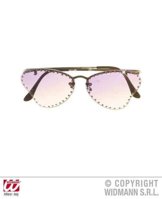Occhiali FARFALLA con strass - tuttocostumi.it