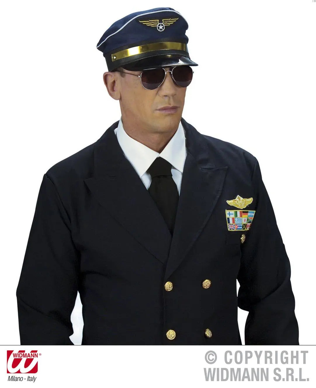 Occhiali PILOTA con lenti fumé - tuttocostumi.it