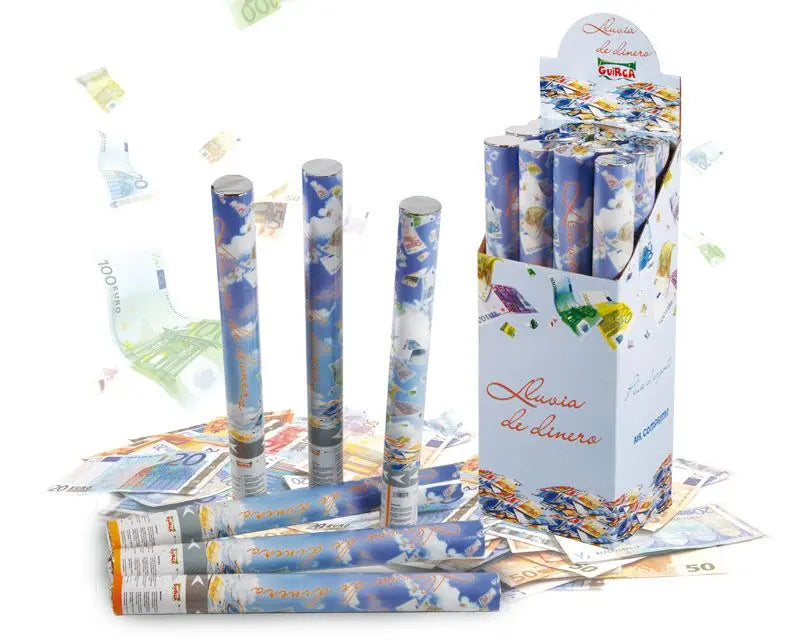 Tubo spara biglietti EURO 50 cm - tuttocostumi.it