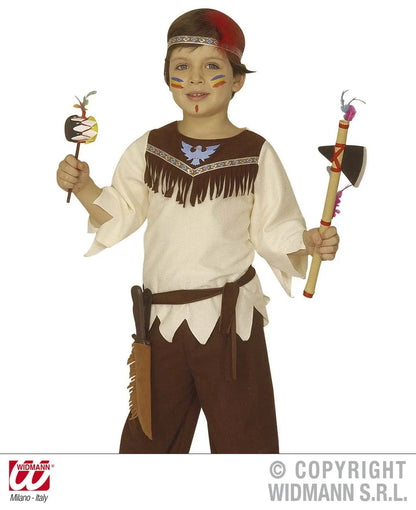 COLTELLO indiano con fodero scamosciato - tuttocostumi.it